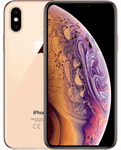 iPhone XS Max vooraanzicht naast achteraanzicht op witte achtergrond bij BijBassie