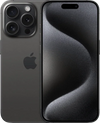 iPhone 15 Pro zwart met drie camera's en modern scherm, geavanceerde smartphone