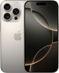 iPhone 16 Pro in zilver met driedubbele camera en modern OLED-display
