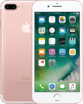 Refurbished iPhone 7 Plus in roségoud met dubbel camera en startscherm zichtbaar
